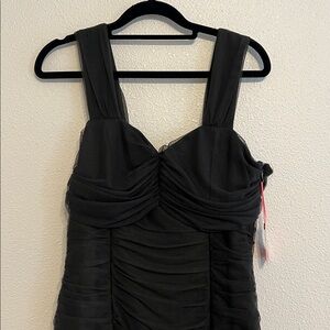 Twelve by Twelve Black Mesh Dress